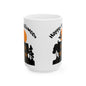 Halloween Ceramic Mug, Perfect for Coffee, Tea, Halloween Gift, Seasonal Decor, Fun Kitchenware, Trick or Treat