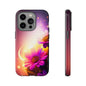 Floral Moonlight Phone Case – Purple Daisy Protective Cover