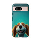Happy Dog Phone Case — Cute Cartoon Puppy Protective Phone Cover
