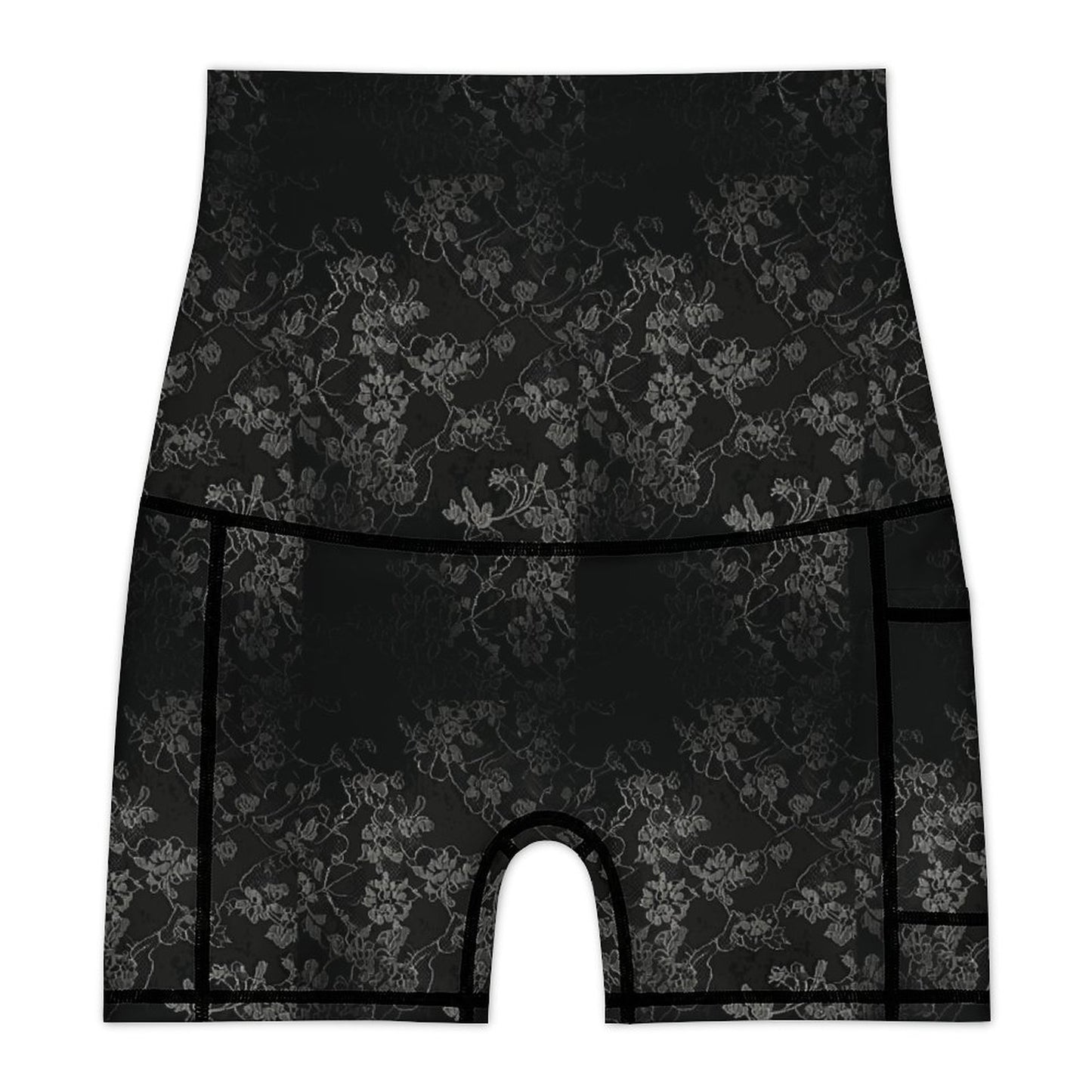Pregnancy Yoga Shorts Black