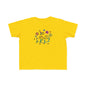 Whimsical Toddler Tee - 'Be Kind' Design, Cute Kids' Shirt, Floral Graphic Tee, Toddler Gift, Inspirational Apparel