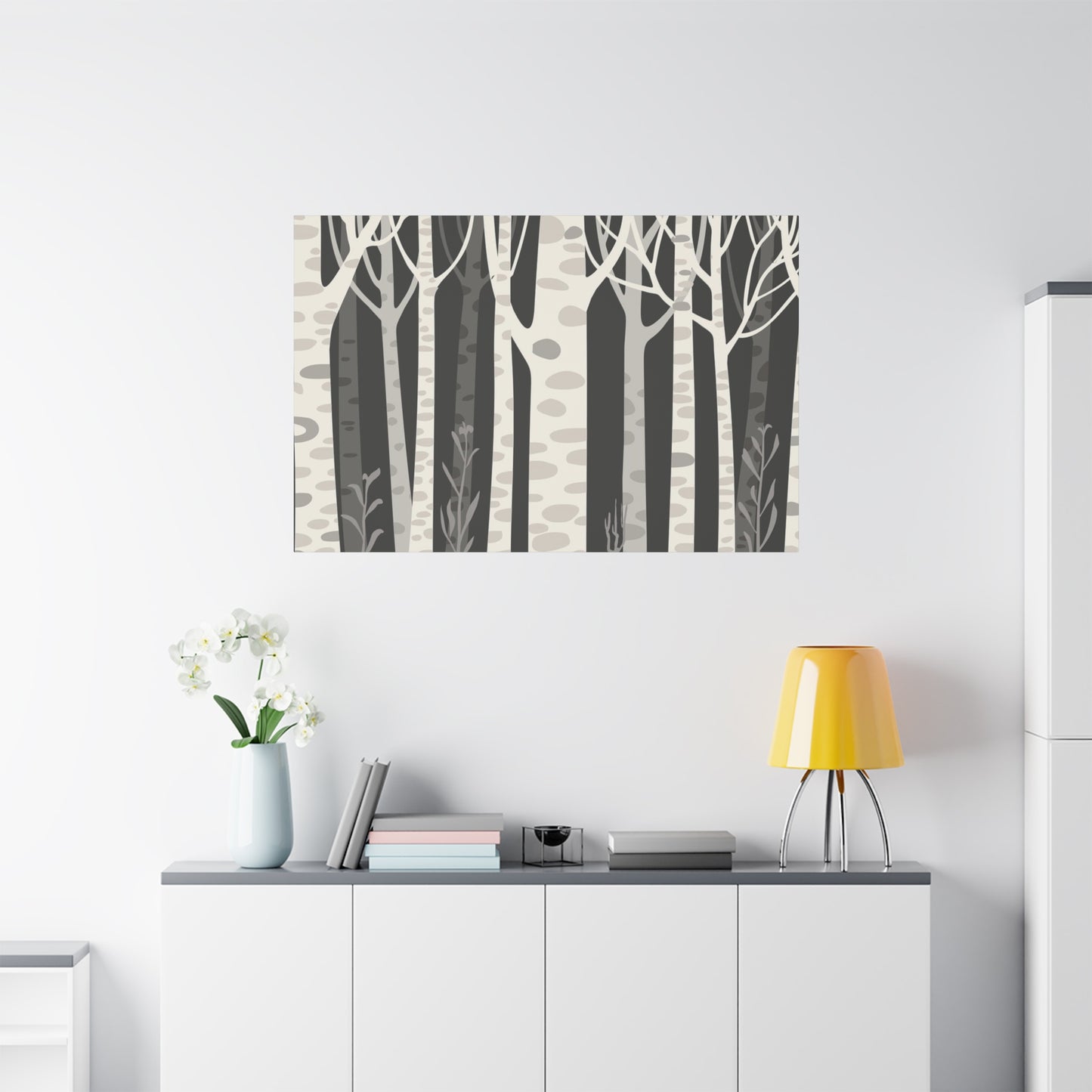 Matte Canvas, Stretched, 1.25" - Trees