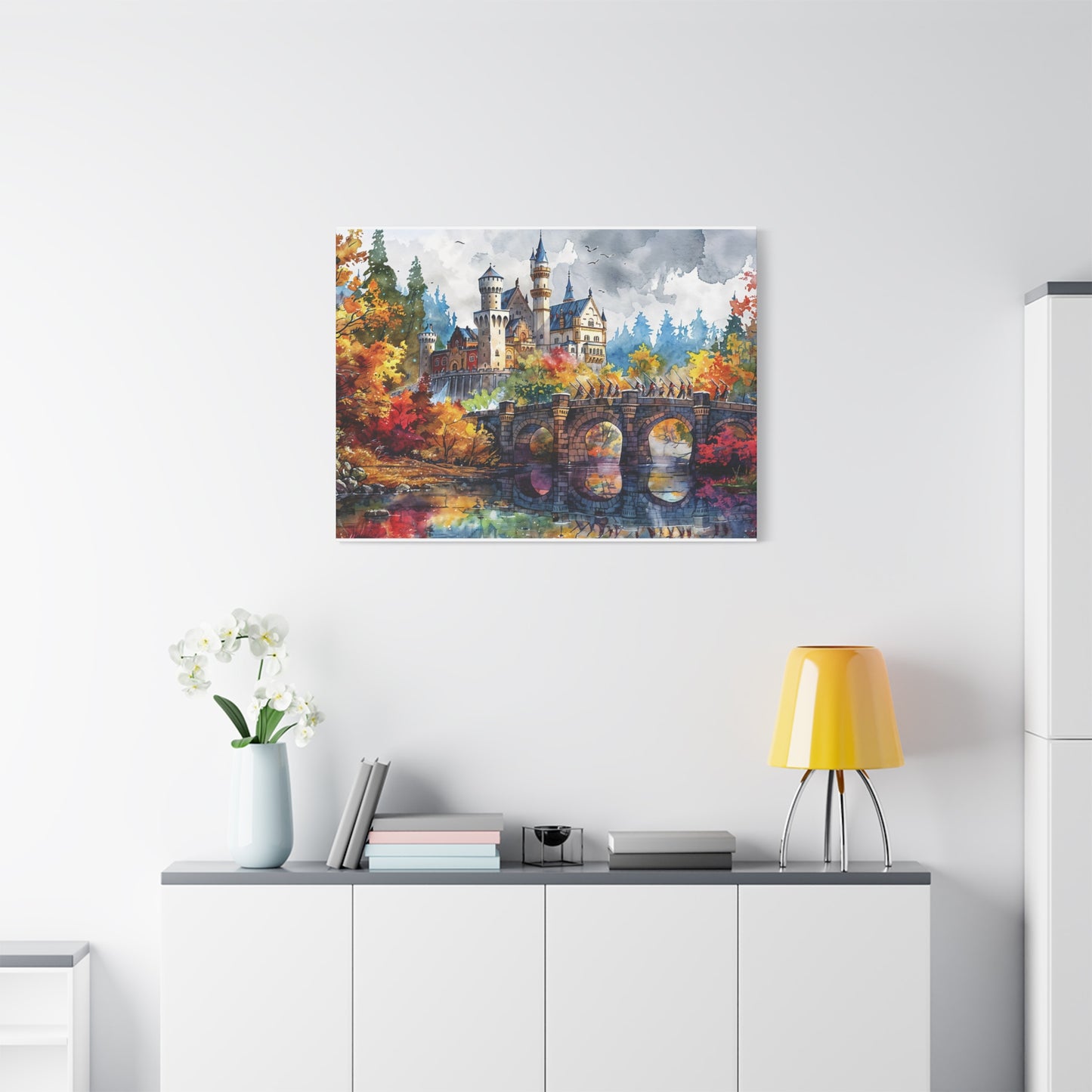 Matte Canvas, Stretched, 1.25" - Castle