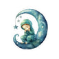 Moonlit Dreams Sticker Set, Cute Kid Stickers