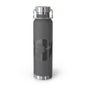 Stylish Copper Insulated Water Bottle for On-the-Go Hydration | Fitness, Travel, Eco-Friendly Gift, Unique Design, 22oz