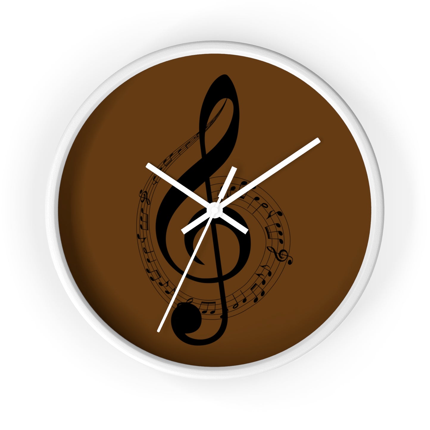 Musical Notes Wall Clock, Unique Home Decor for Musicians
