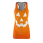 Halloween Pumpkins Racerback Dress, Spooky Dress for Women, Party Dress, Fall Fashion, Trick or Treat Dress, Unique Halloween Outfit