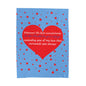Heart Message Plush Blanket — 'Whenever life feels overwhelming…' Comfort Throw for Loved Ones
