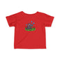 Cute Hippo Infant Tee with Bubbles, Baby Shirt, Toddler T-Shirt, Fun Kids Clothing, Unique Baby Gift, Pram Outfit