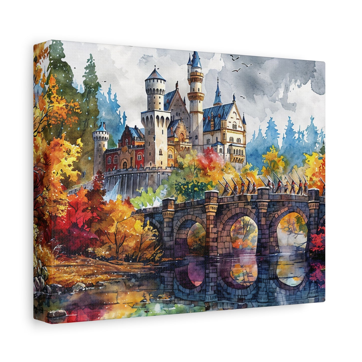 Matte Canvas, Stretched, 1.25" - Castle