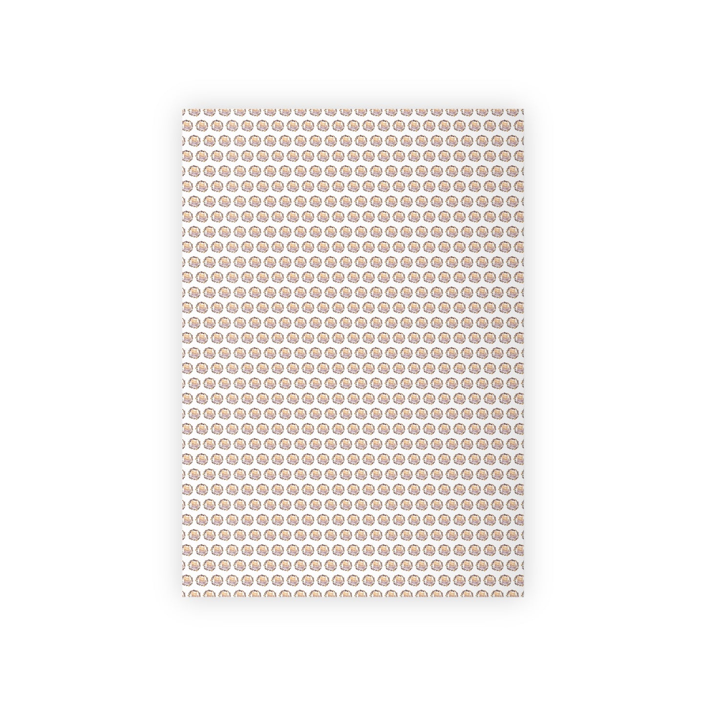 Neutral Leopard Print Gift Wrap Roll — Modern Safari Animal Pattern Wrapping Paper