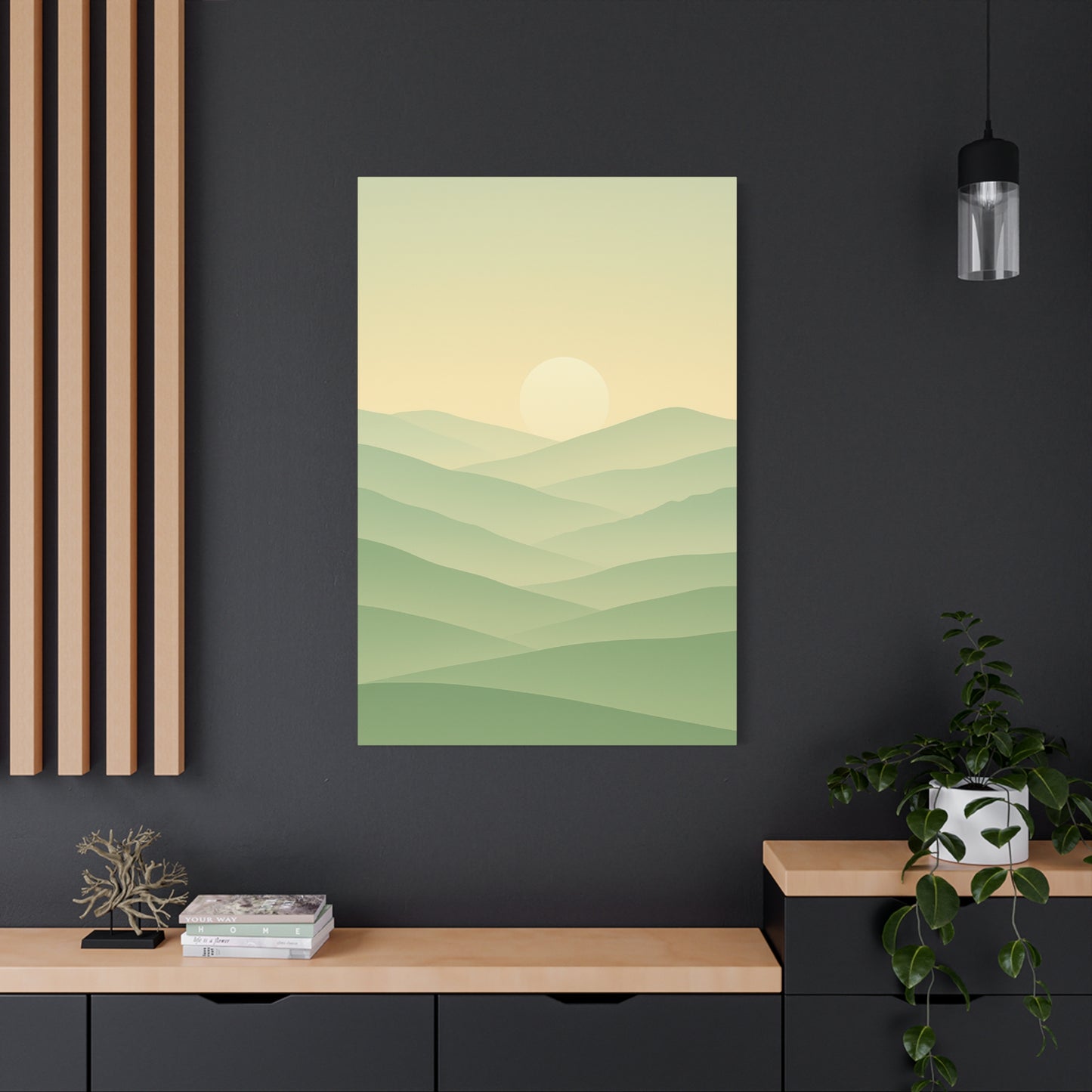 Matte Canvas, Stretched, 1.25" Sunset or Sunrise