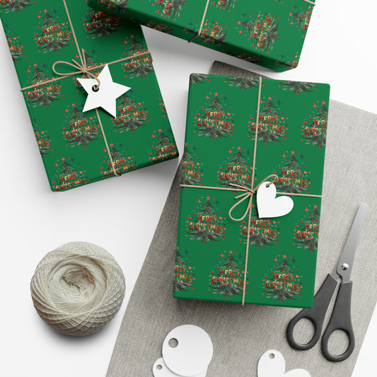 Festive Gift Wrap Papers for Holiday Cheer, Christmas Wrapping Paper, Eco-Friendly Gift Wrap, Decorative Gift Covering, AI Design Inspired
