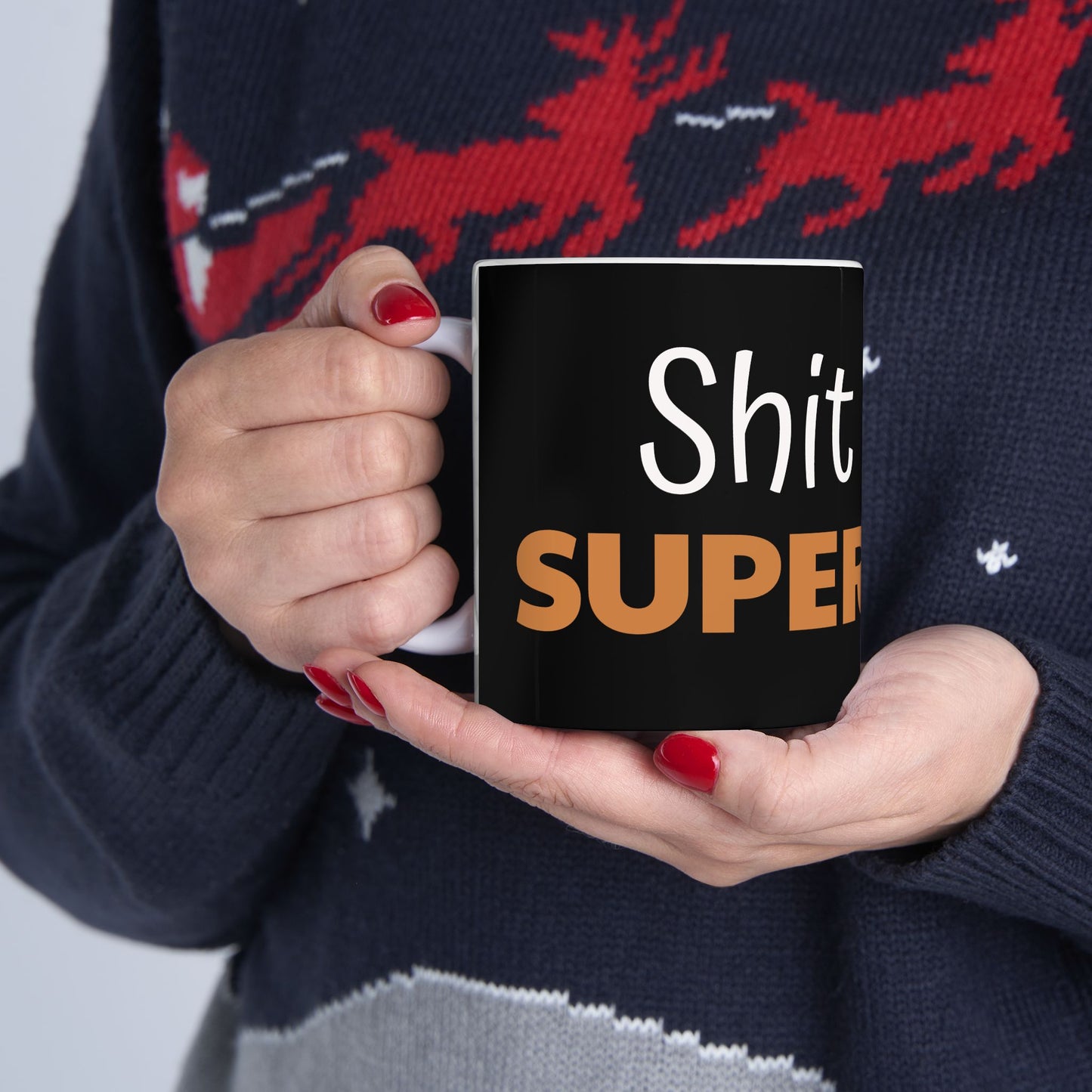 Funny 'Shitshow Supervisor' Ceramic Mug — Office Coffee Cup Gift (11oz/15oz)