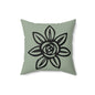 Floral Pattern Throw Pillow | Decorative Cushion, Home Decor, Flower Design, Living Room Accent, Gift Idea