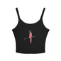 Witchy Spaghetti Strap Tank Top - Fun Summer Wear, Casual Party Top, Perfect for Halloween, Gifts for Friends, Everyday Fashion