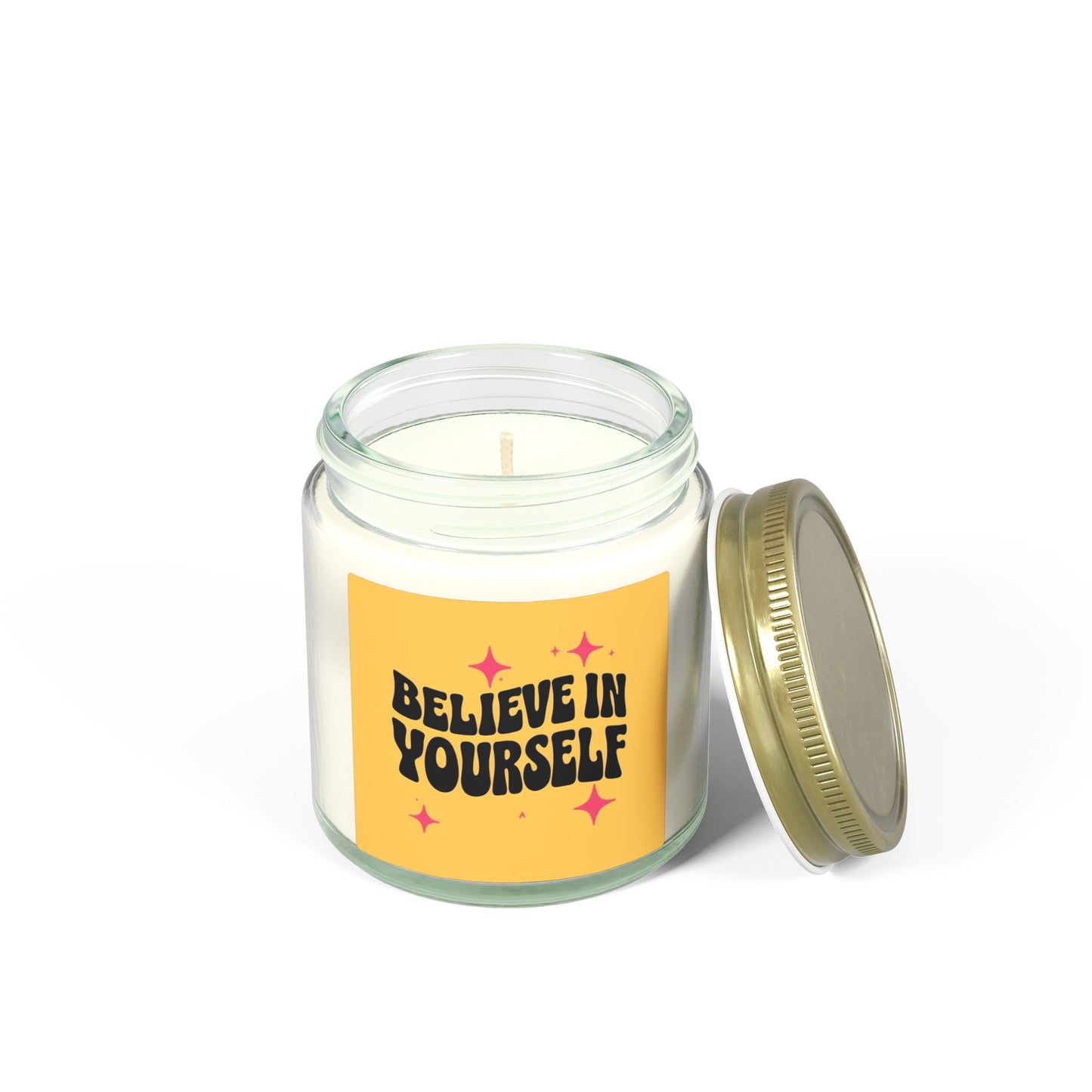 Believe In Yourself Coconut Apricot Scented Candle (4oz/9oz)