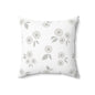 Floral Decor Accent Pillow for Cozy Home, Spring Gift, Boho Decor, Flower Print Cushion, Living Room Accessory