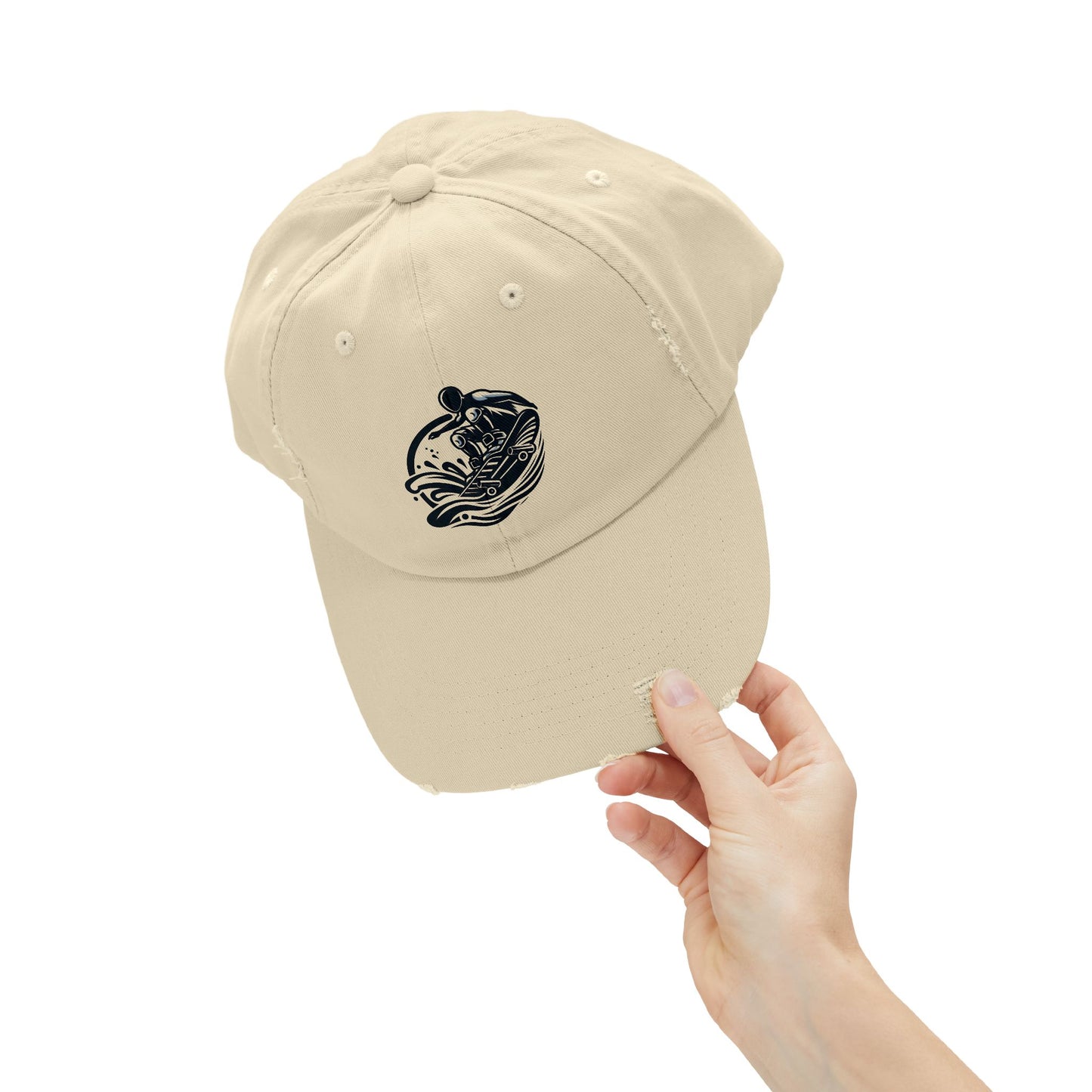 Unisex Distressed Cap