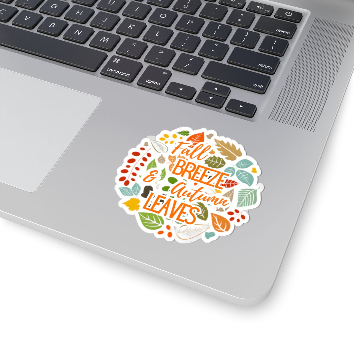 Autumn Leaves Kiss-Cut Stickers, Fall Vibe Decor, Seasonal Laptop Decor, Nature-Themed Gifts, Car Stickers