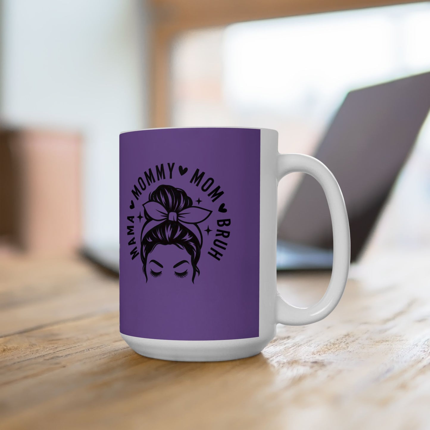 Mama Bruh Ceramic Mug — Funny Mom Coffee Cup (11oz & 15oz)