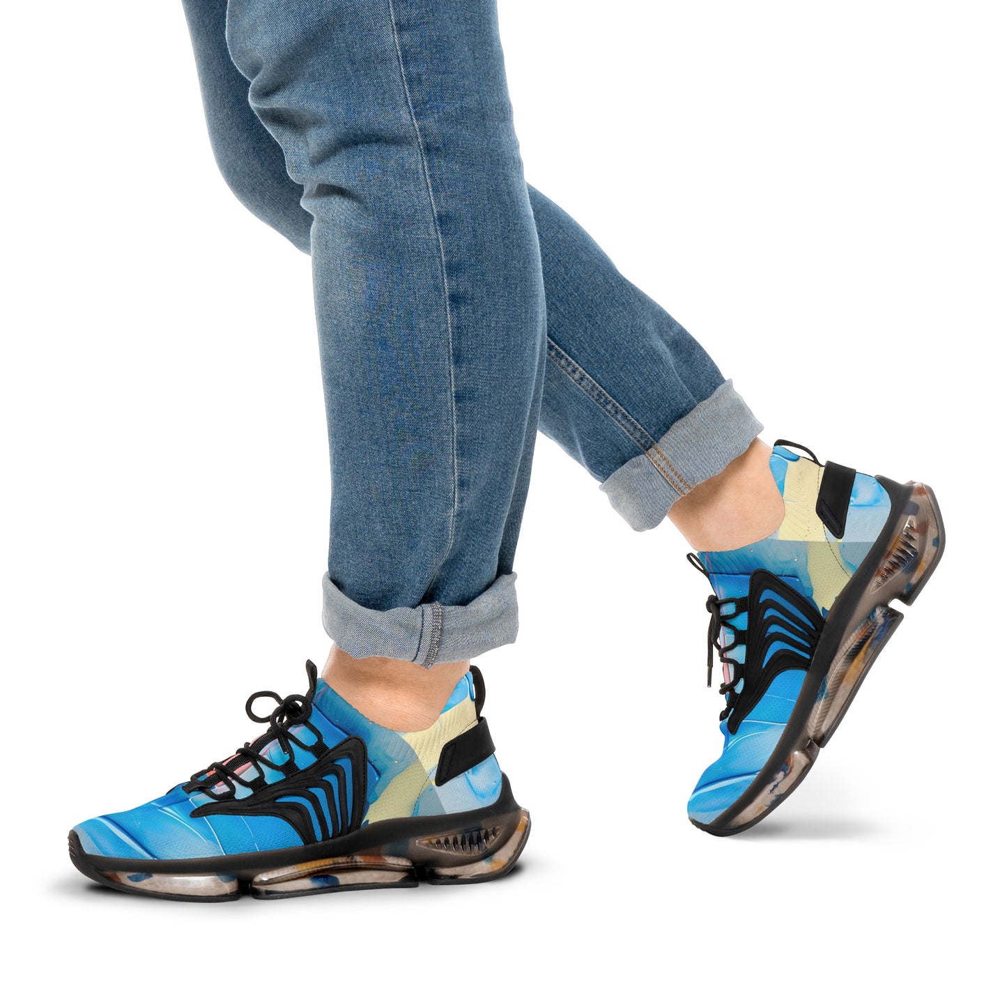 Men's Colorful Mesh Sneakers, Stylish Athletic Shoes, Trendy Casual Footwear, Breathable Running Sneakers, Summer Fashion Sneakers