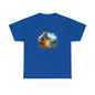 Nature-Inspired Unisex Heavy Cotton Tee, Casual Outfit, Gift for Nature Lovers, Camping Apparel, Outdoor Adventure Shirt