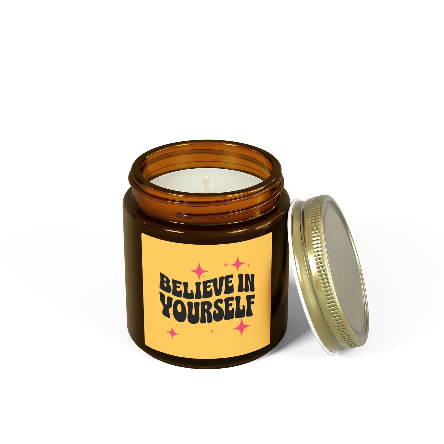 Believe In Yourself Coconut Apricot Scented Candle (4oz/9oz)