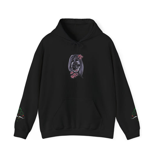 Day of the Dead Hoodie | Unisex Heavy Blend Sweatshirt, Skull Art, Mexican Holiday Apparel, Halloween Costume, Festival Gear