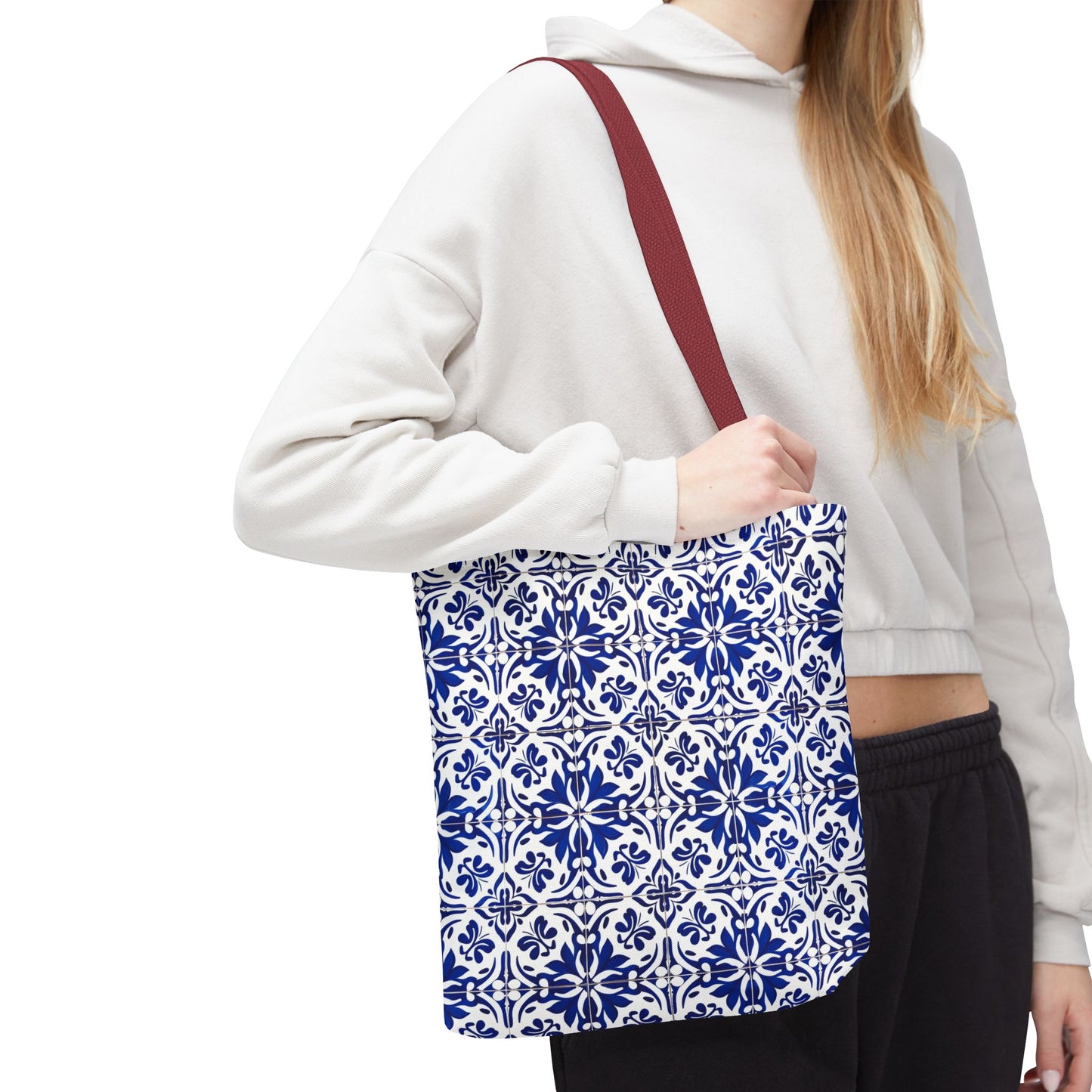 Blue Moroccan Tile Tote Bag