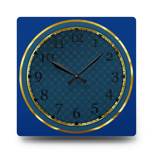 Elegant Acrylic Wall Clock, Stylish Home Decor, Modern Wall Art