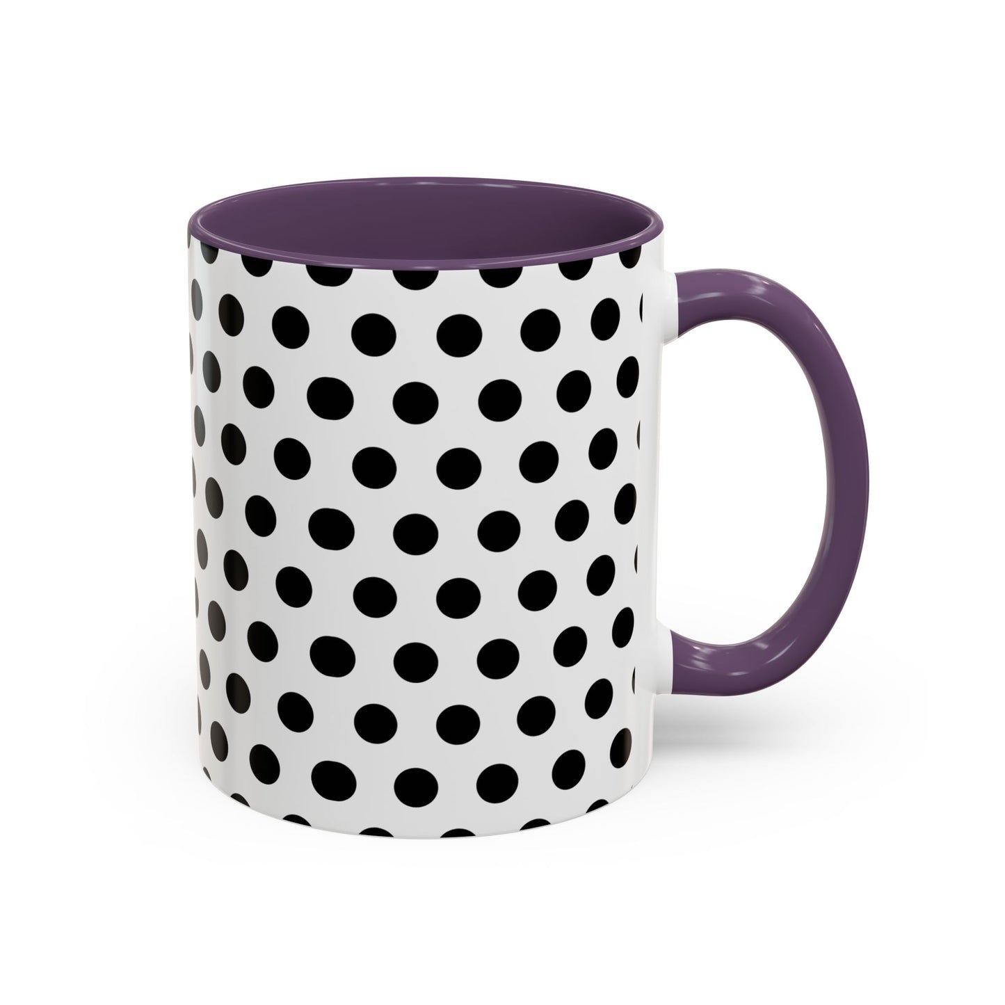 Elegant Polka Dot Mug - Stylish Coffee Cup for Home, Office, Gift for Birthdays, Anniversaries, Holidays, Unique Drinkware