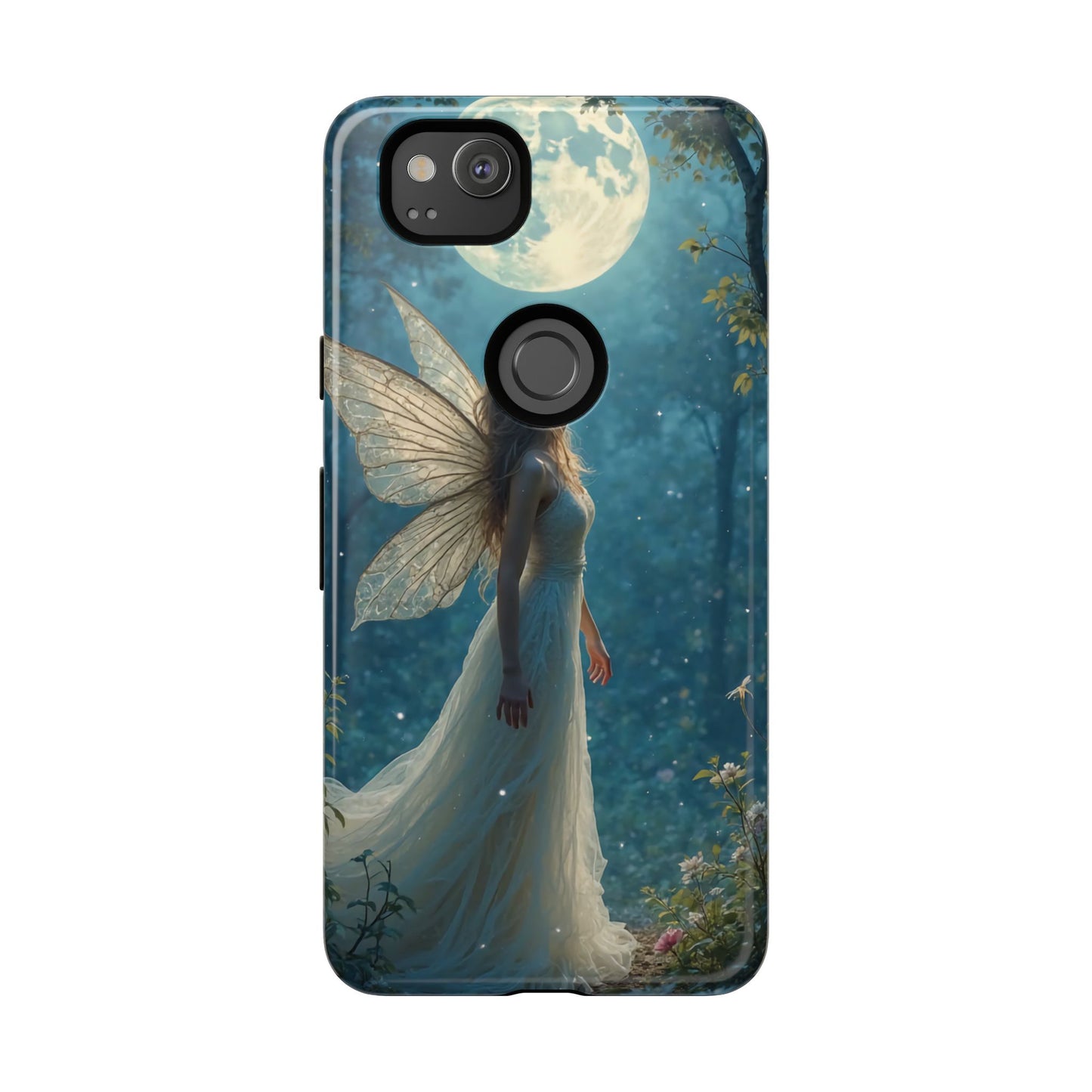 Fairy Moon Phone Case | Tough Cases for Nature Lovers, Fantasy Gift, Boho Phone Accessory, Ethereal Aesthetic, Magical Design