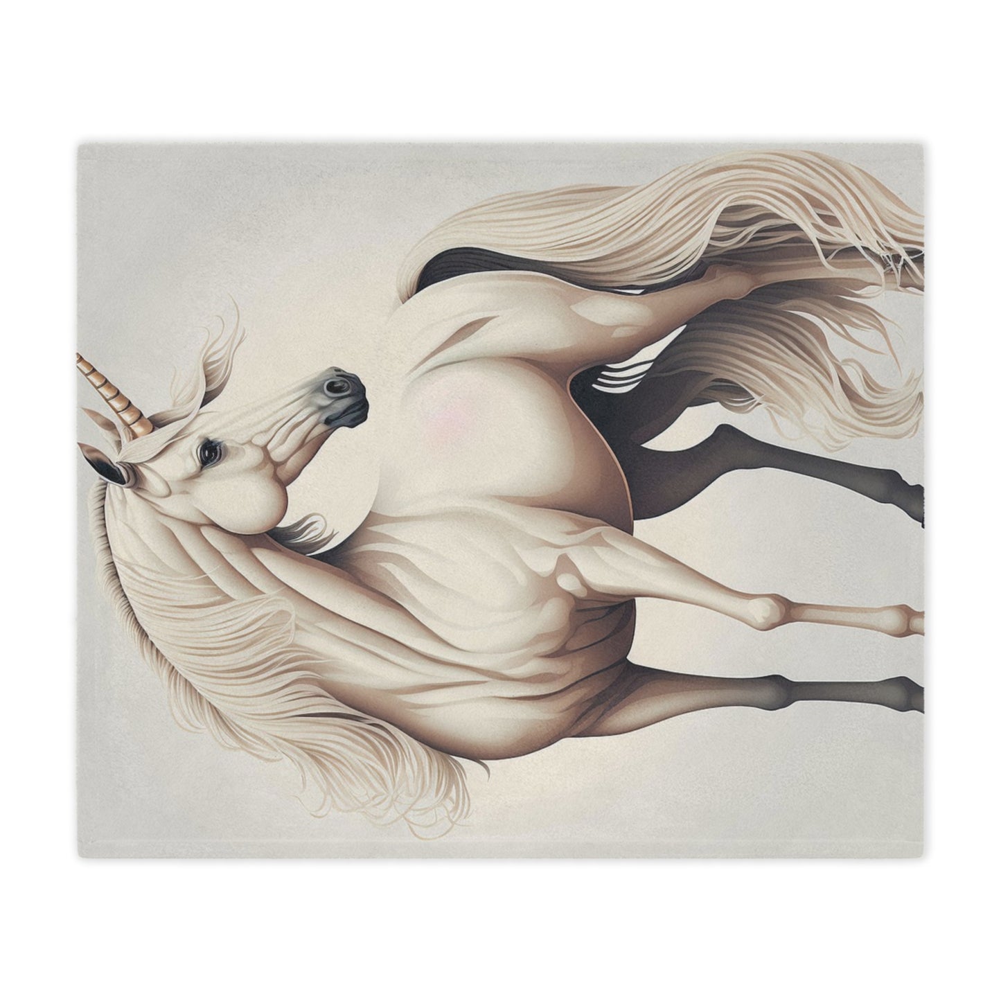 Unicorn Minky Blanket — Soft Plush Fantasy Throw for Kids & Adults