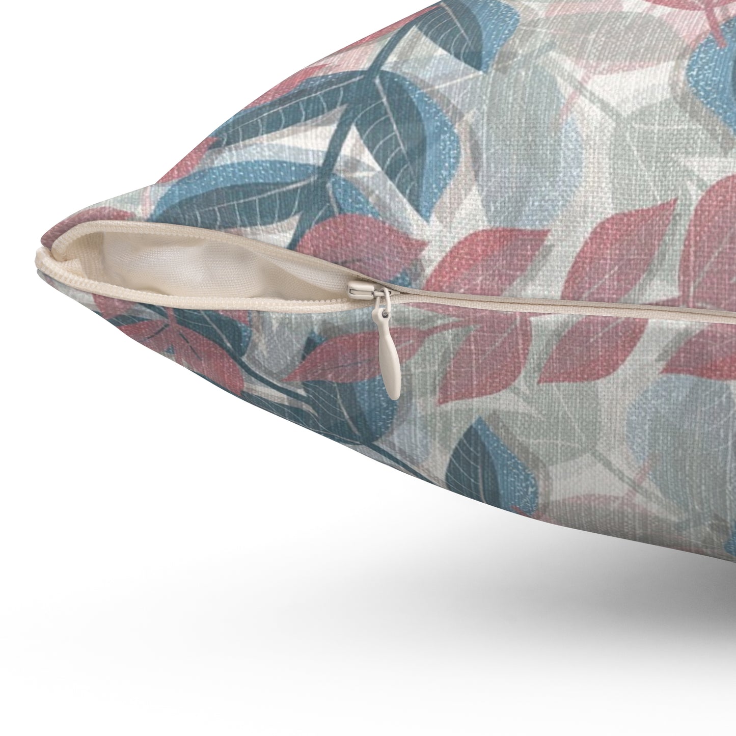 Boho Leaf Print Pillow | Cozy Decorative Cushion for Home Decor, Gift for Housewarming, Nature Lovers, Bohemian Style