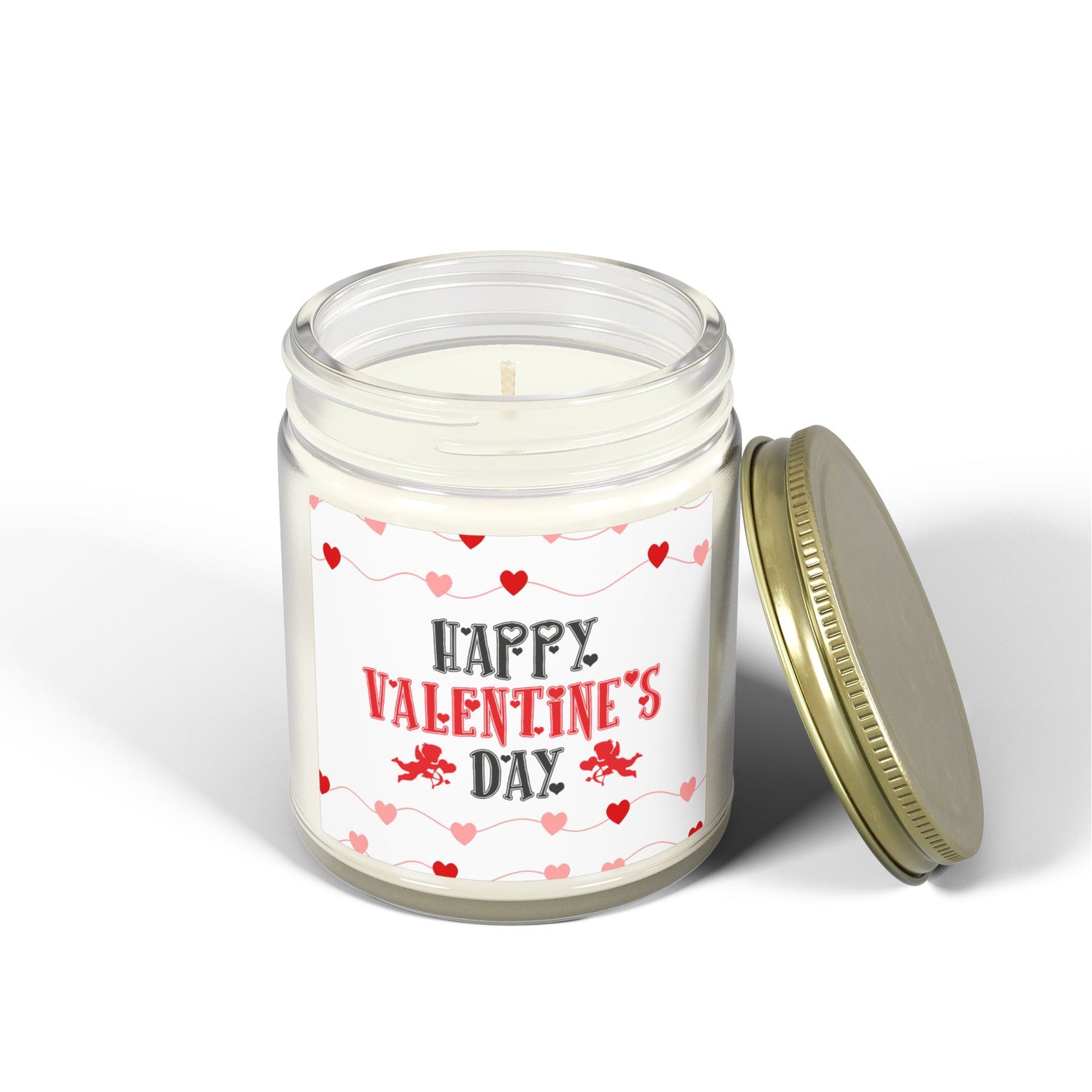 Valentine’s Day Scented Candle — Coconut Apricot Wax (4oz & 9oz)