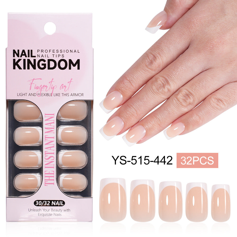 "Classic White French" - Timeless 32Pcs Press-On Nails Set – Image 8