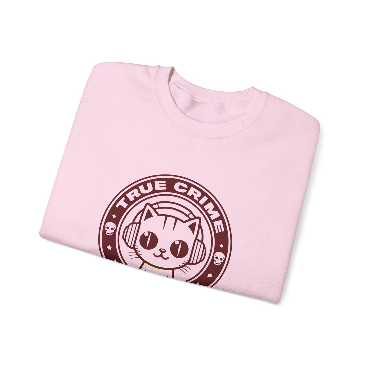 True Crime Freak Cat Crewneck Sweatshirt