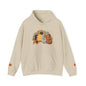Cozy Fall Vibes Hoodie, Unisex Sweatshirt for Autumn, Pumpkin Design, Perfect for Thanksgiving, Gift for Friends, Seasonal Wear