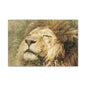 Lion Portrait Matte Canvas Print — Stretched 1.25" Wall Art