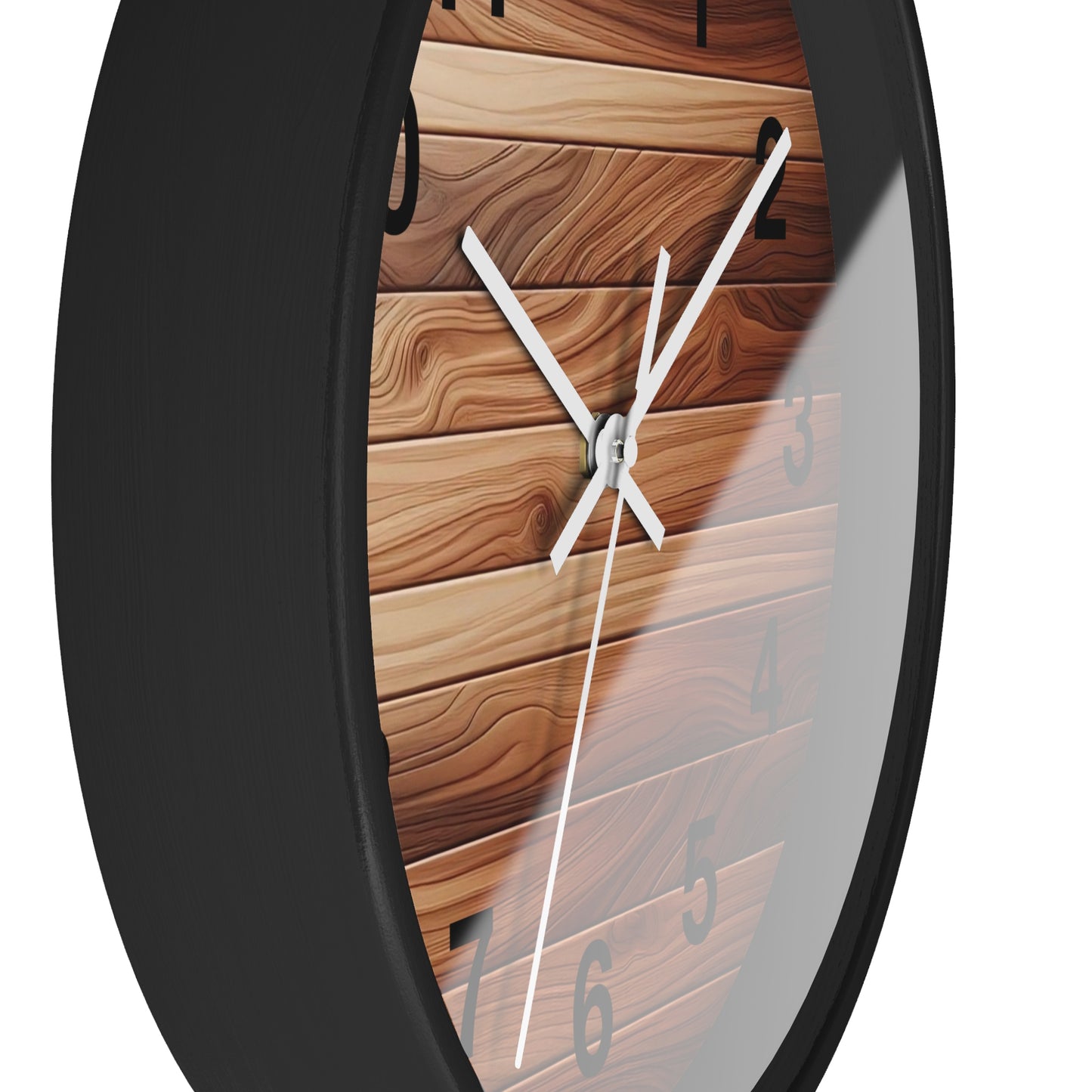 Rustic Wood Wall Clock - Natural Timber Home Decor