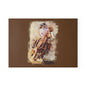 Rustic Horseback Riding Glass Cutting Board