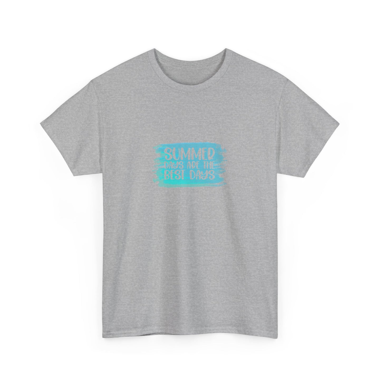 Summer Vibes Unisex Heavy Cotton Tee, Casual Wear, Graphic Tee, Gift for Friends, Festival Clothing, Summer Celebration