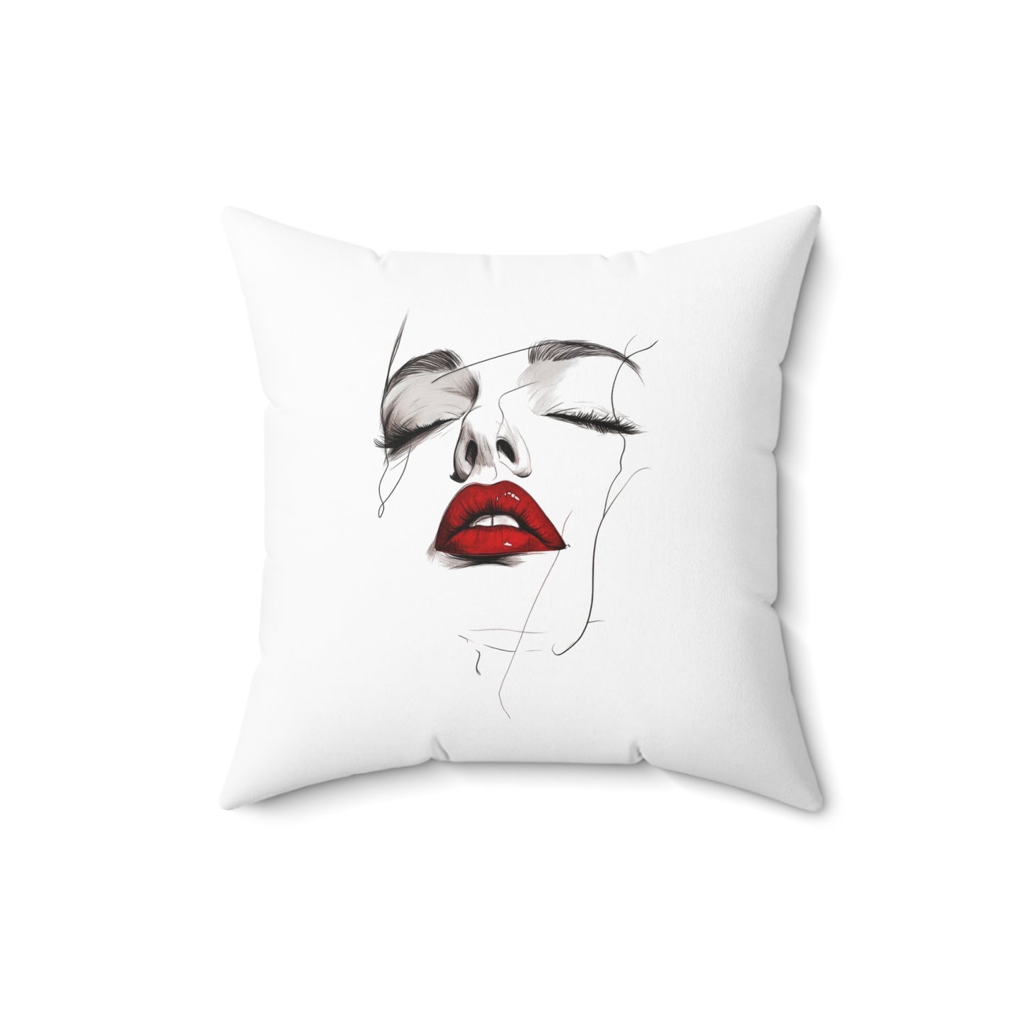 Chic Art Pillow, Stylish Home Decor, Modern Throw Cushion, Fashion-Inspired Accent Pillow, Gift for Art Lovers