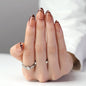 French Minimalist Nude Pink Almond Short Press On Nails