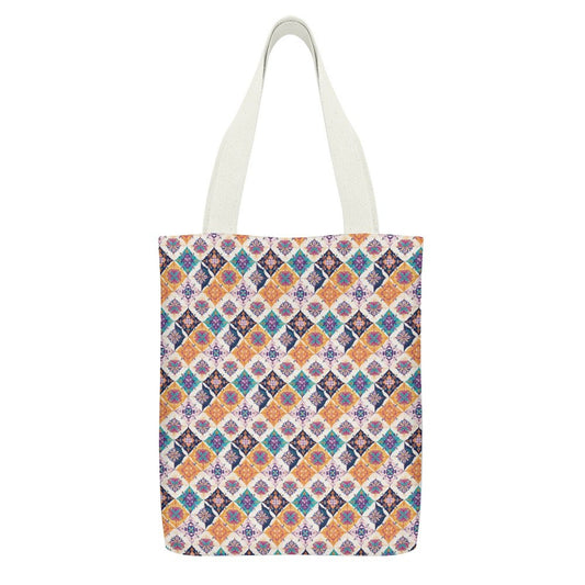 Canvas Material Tote Bags with Interior Pocket