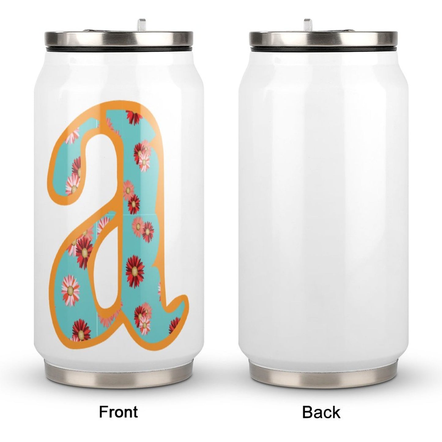 Stainless Steel Tumbler with Straw