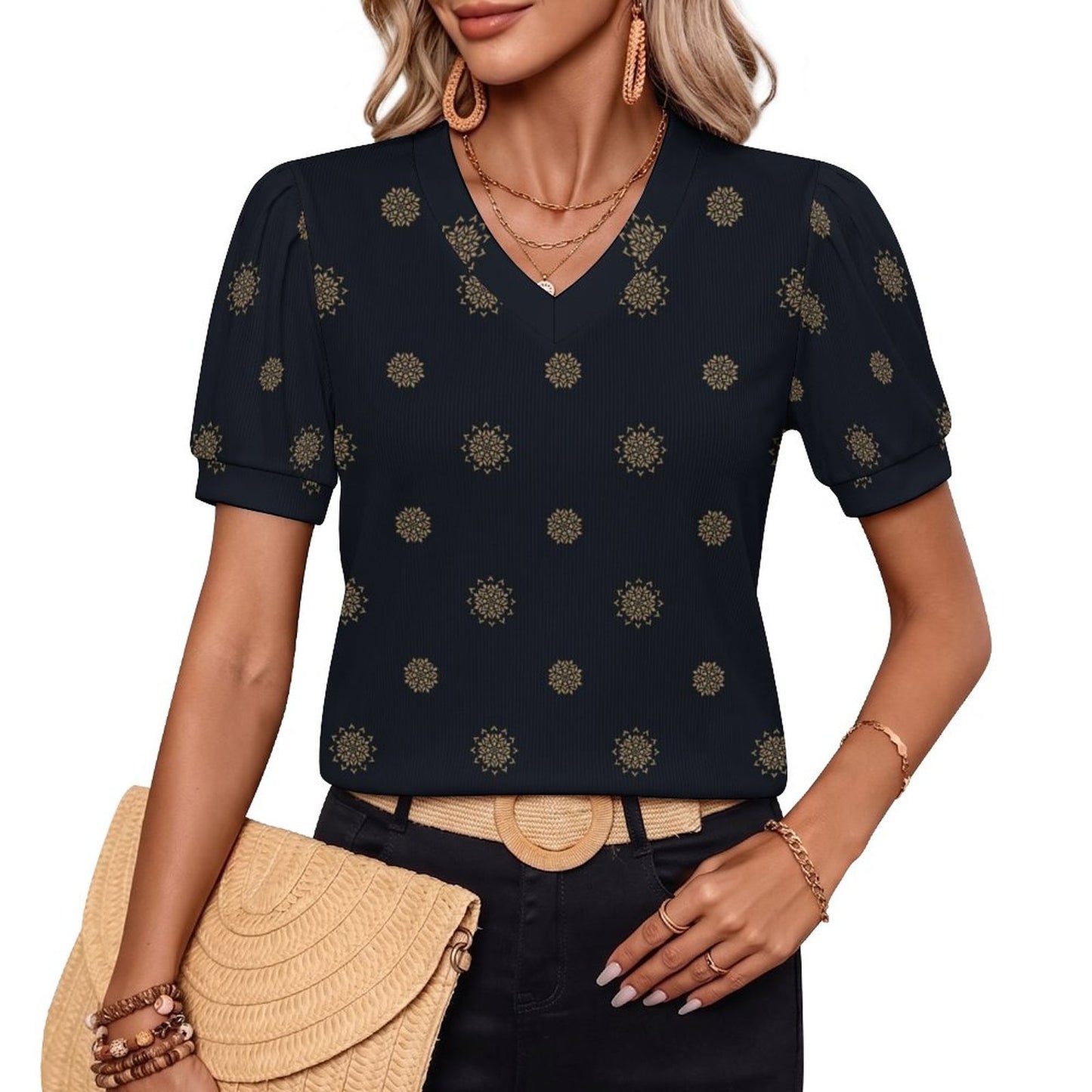 Women's Bubble Sleeve T-Shirt