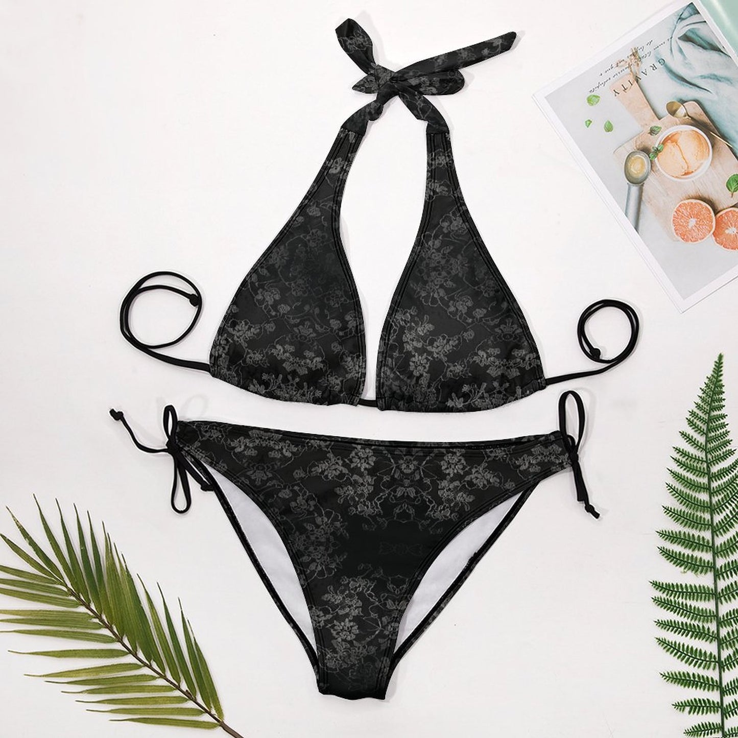 Two Piece Halter Swimsuit