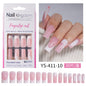 Press on nails advanced sense belt drill three-dimensional detachable nail art Spice girl fake nail press on – Image 15
